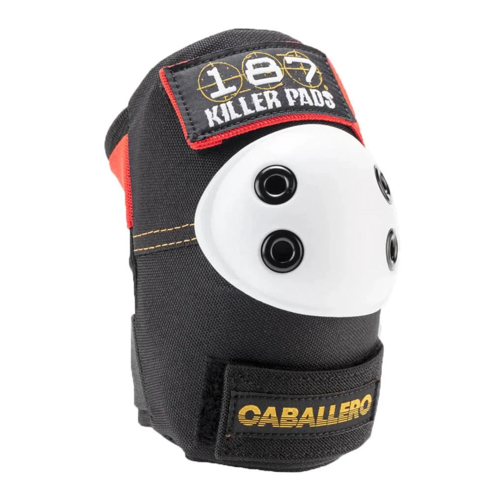 187 Killer Pads Jr. Six Pack Set - Caballero Black/ Red/ Gold - Image 3