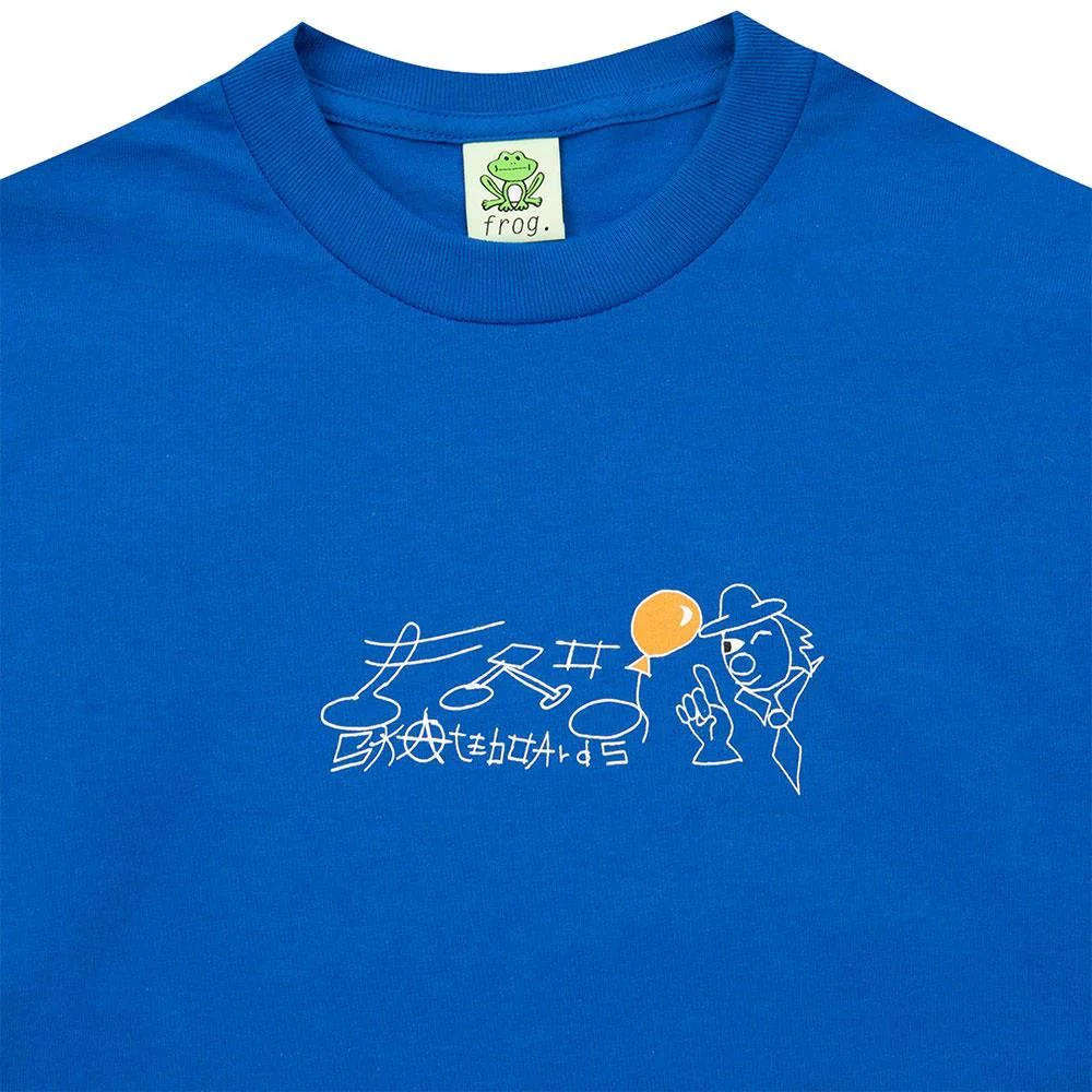 Frog Clown Long Sleeve T-Shirt - Blue - Image 2