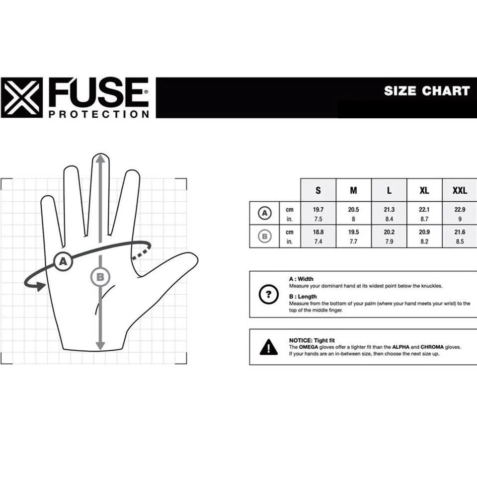 Fuse Chroma Crazy Snake Gloves - Black - Image 3
