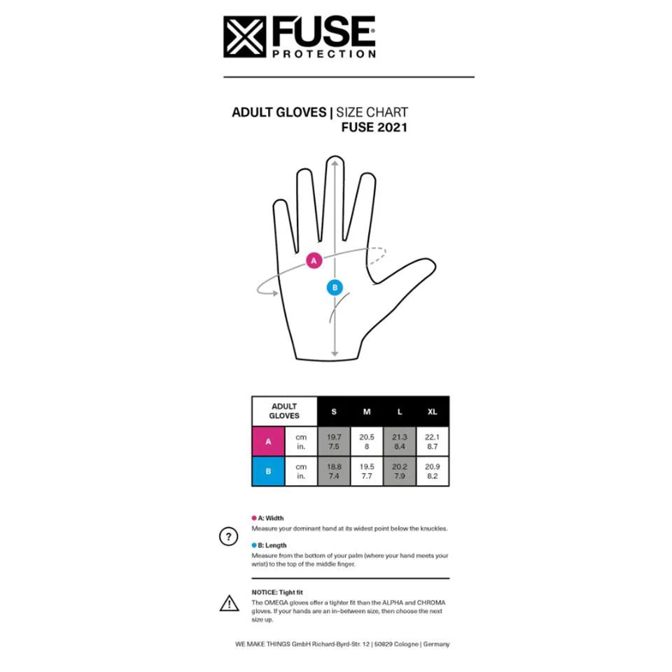 Fuse Omega Global Glove - Caribic Fade - Image 3