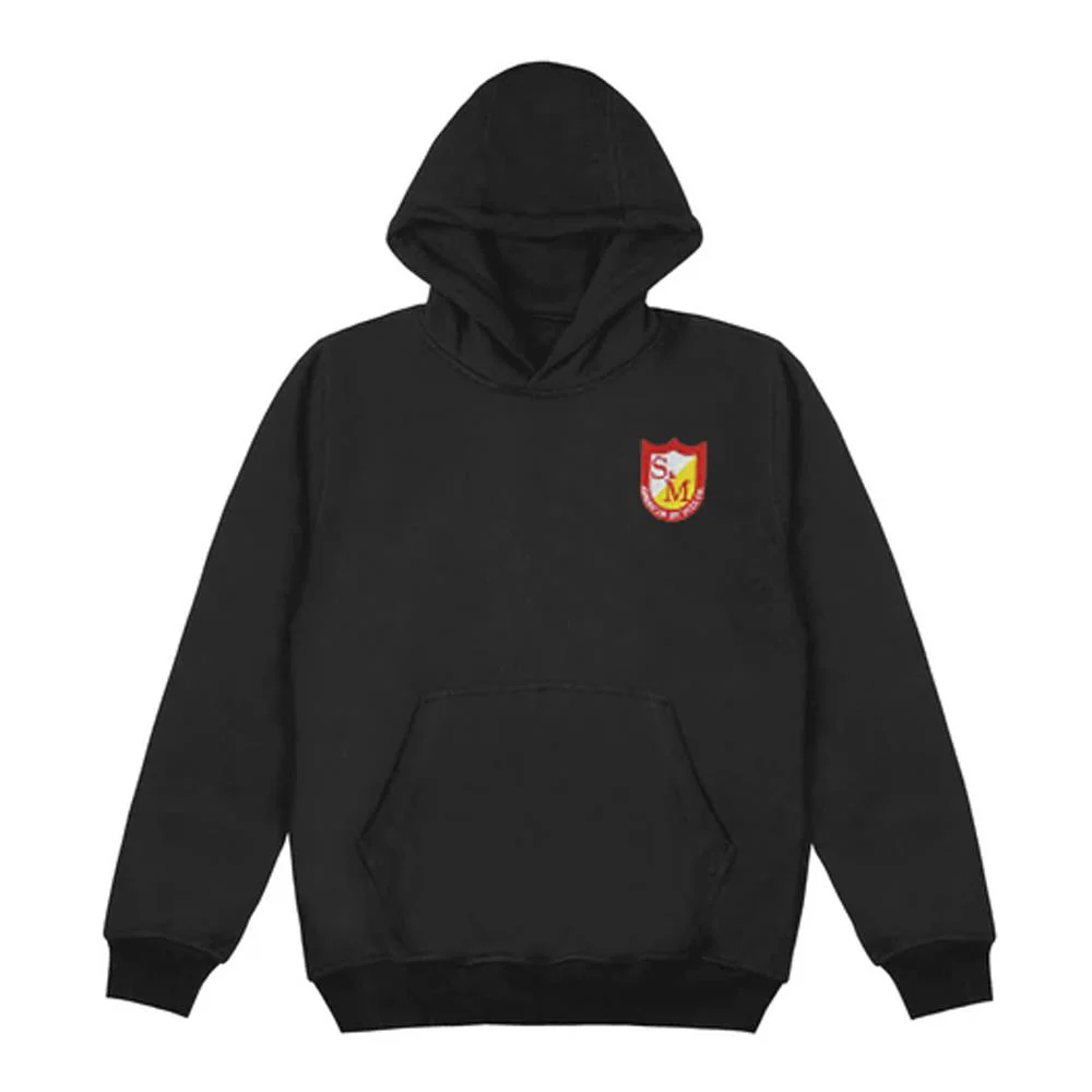 S&M Pocket Shield Heavyweight Hoodie - Black