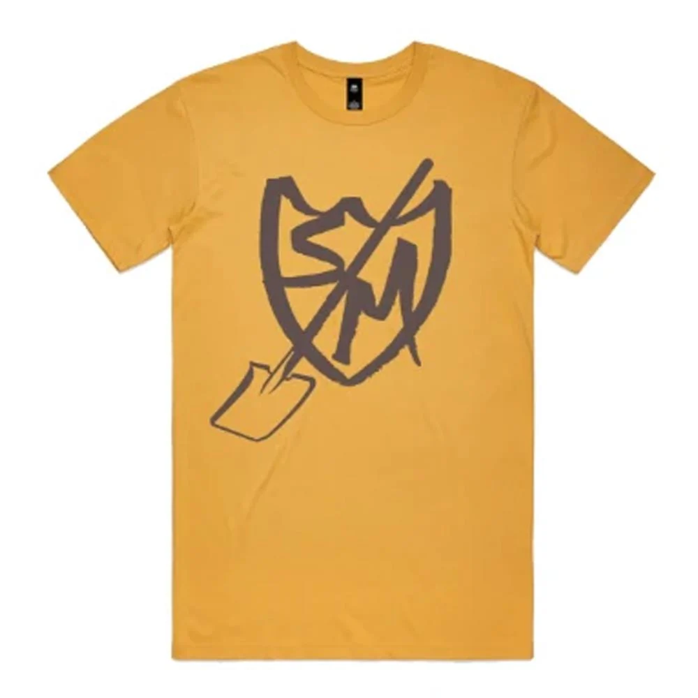 S&M Shovel Shield T-shirt - Mustard