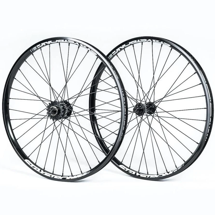 Stay Strong Reactiv 2 20" Disc Race Wheelset - Black/ 24x1.75"