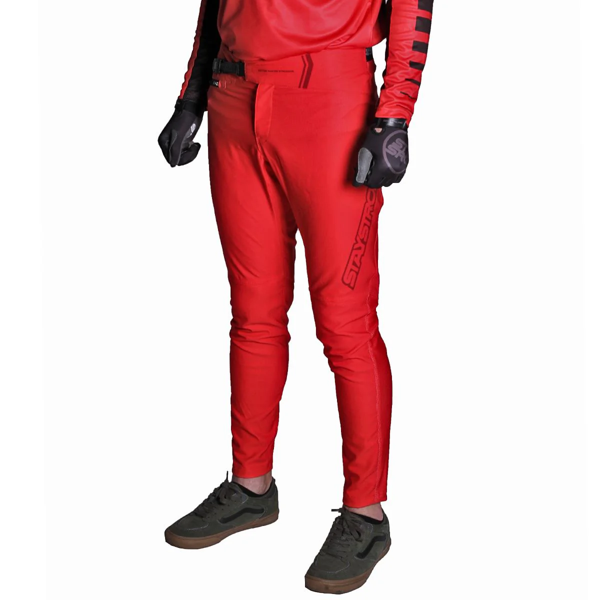 Stay Strong V3 Youth Race Pants - Red - Image 2