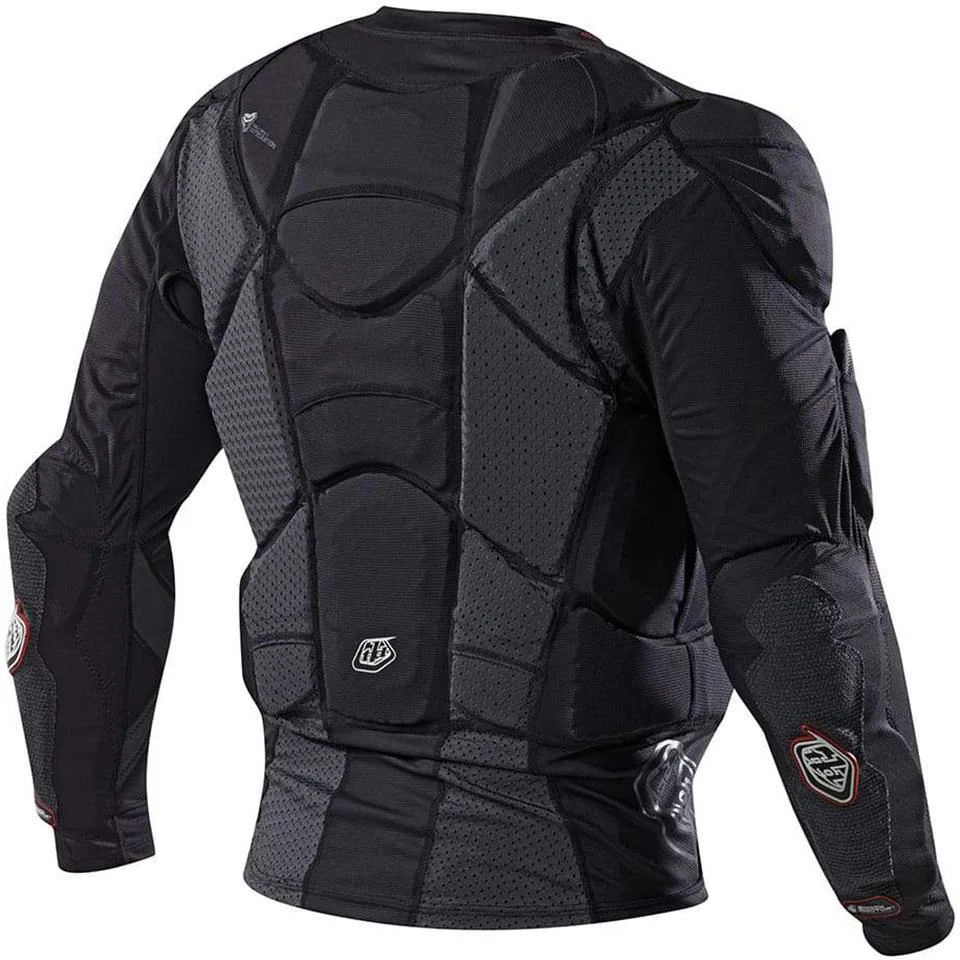 Troy Lee Designs Youth 7855 Upper Protection Long Sleeve Race Shirt - Black - Image 2