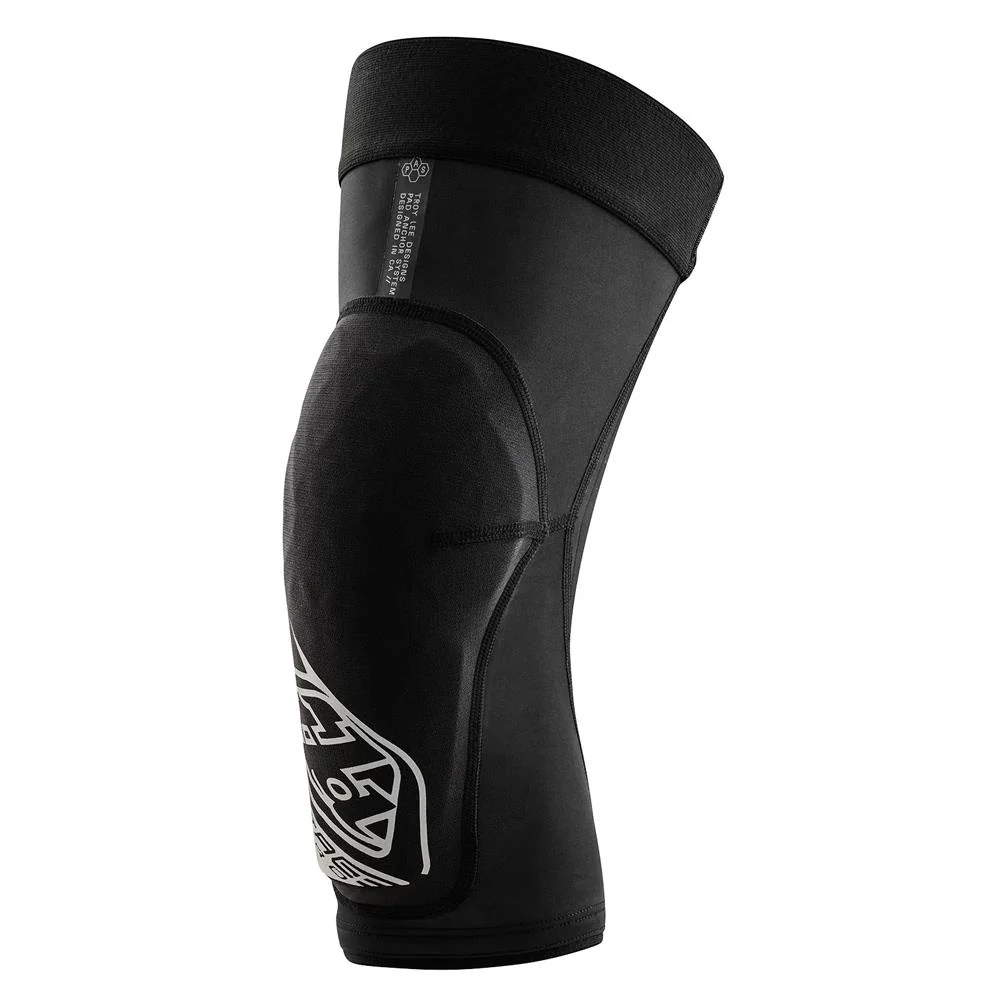 Troy Lee Stage Pro Knee Guards - Solid Black - Image 4