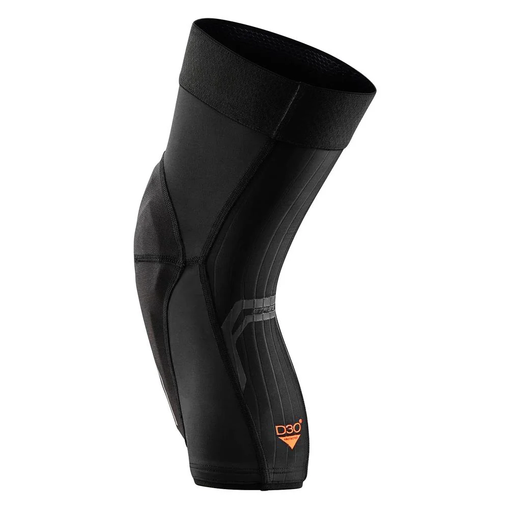 Troy Lee Stage Pro Knee Guards - Solid Black - Image 5