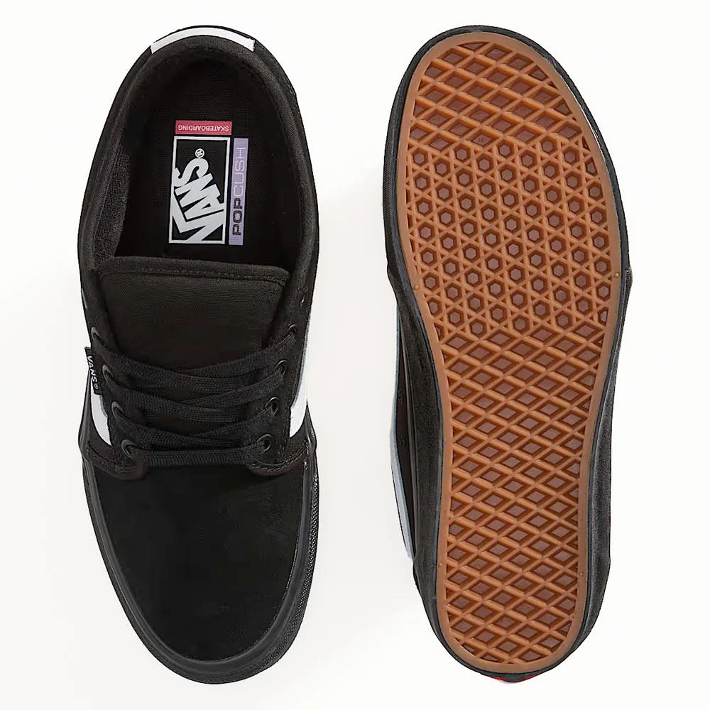 Vans Chukka Low Sidestripe - Black/Black - Image 3