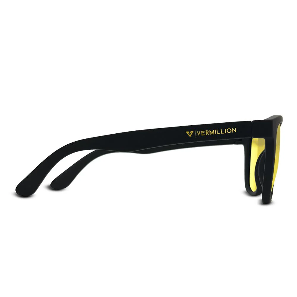 Vermillion Endy Sunglasses - Connor Fields Signature - Black/Gold - Image 3