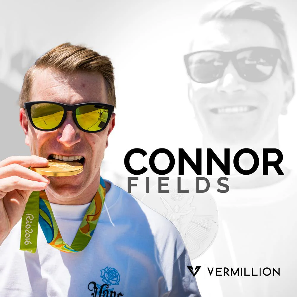 Vermillion Endy Sunglasses - Connor Fields Signature - Black/Gold - Image 5