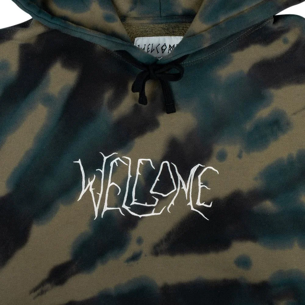 Welcome Exner Tie-Dye Pullover Hoodie - Kelp - Image 2